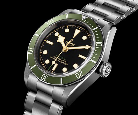 tudor green black bay|tudor black bay green bezel.